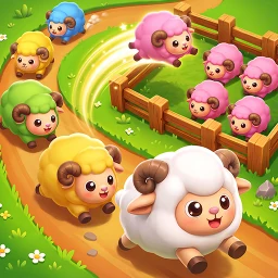 Biểu tượng Xếp Màu - Sheep gogo